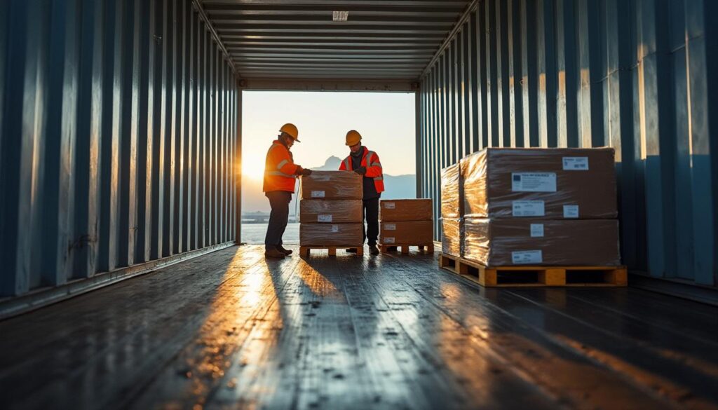 Sécuriser l’emballage pour le transport en conteneur maritime