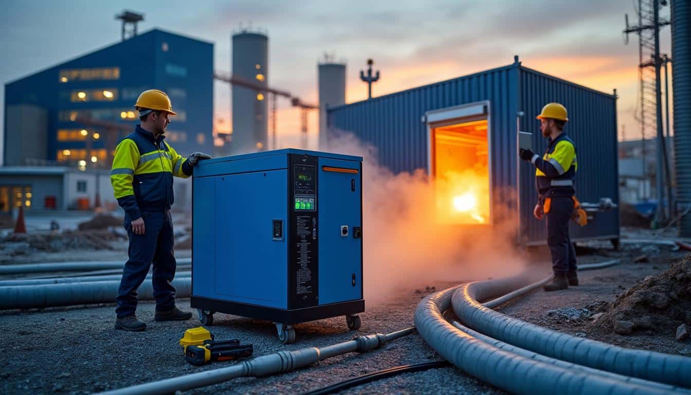 Illustration: Fonctionnement des systèmes et solutions de chauffage décarboné