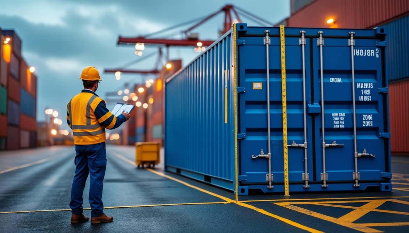 Illustration: Comprendre les dimensions principales du container 20 pieds