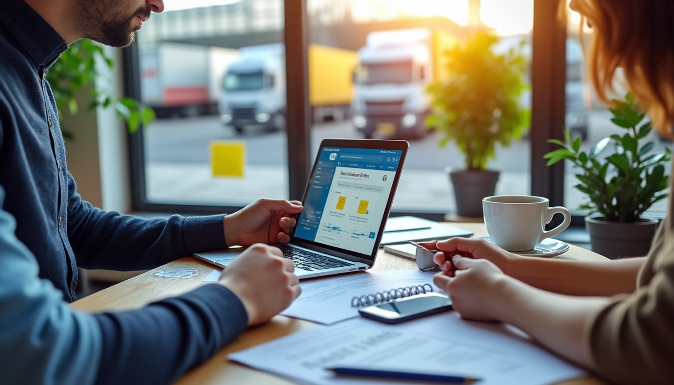 Illustration: Comprendre le fonctionnement d’une plateforme gratuite de mise en relation pour le fret