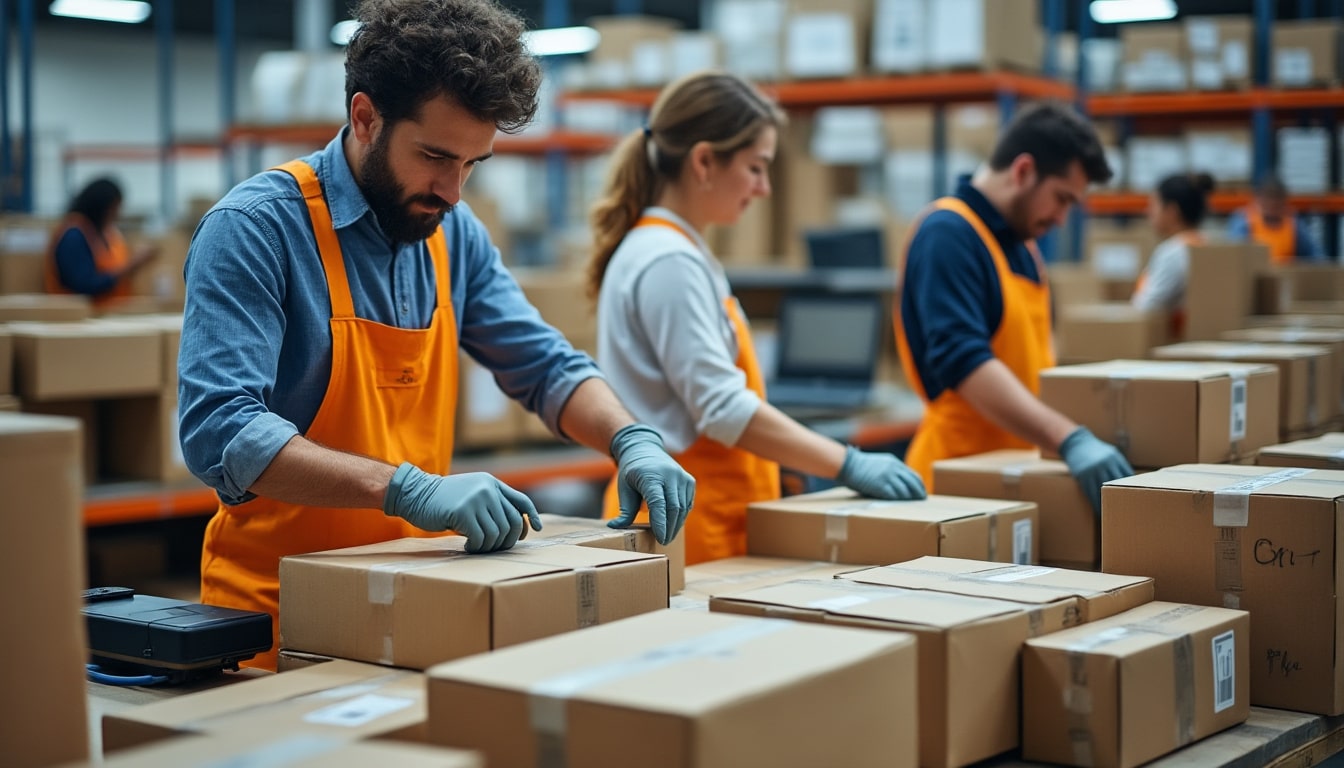 Illustration: Quel est le rôle essentiel des plateformes de tri dans la logistique des colis ?