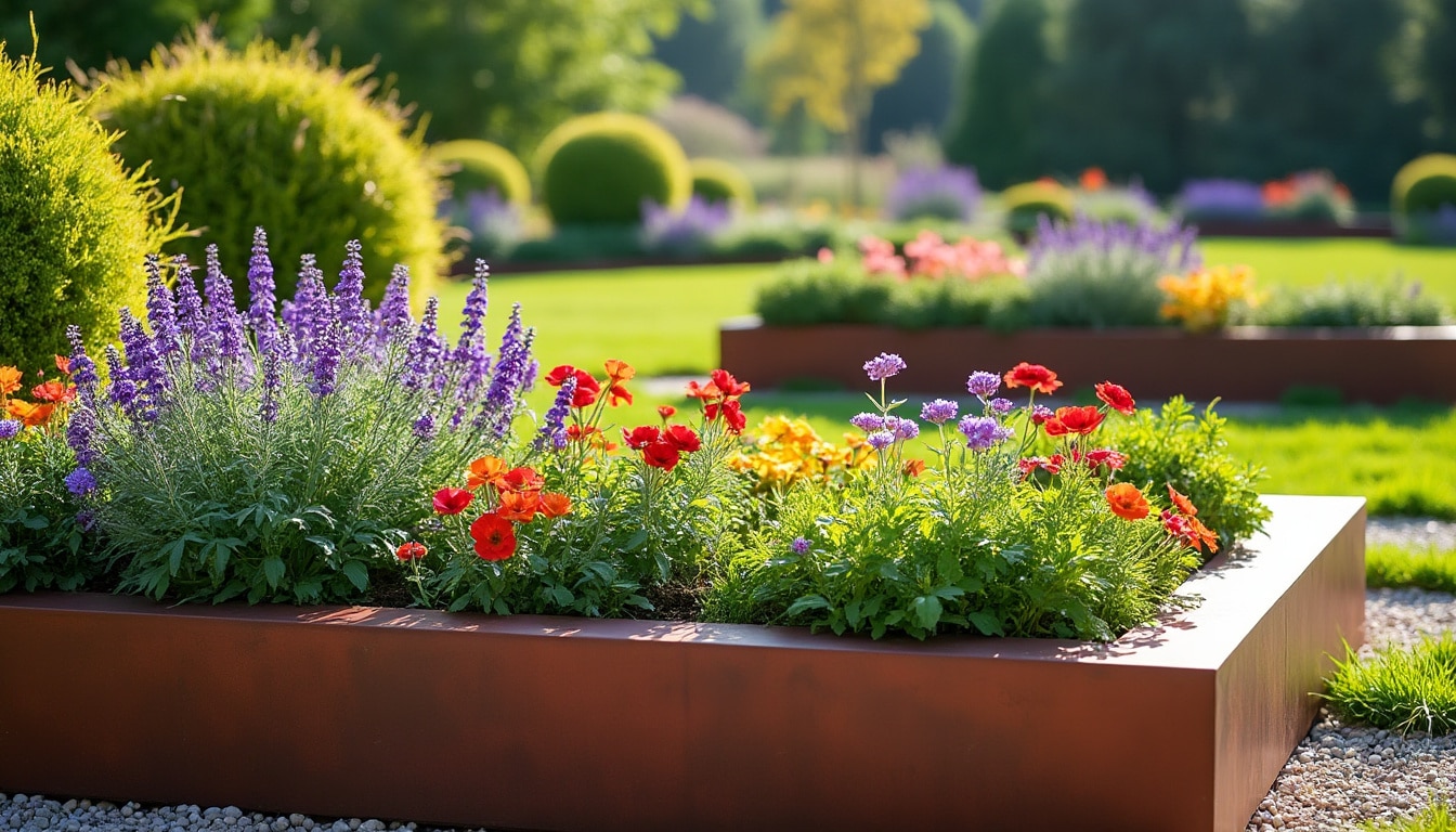 Bordure en acier corten : élégance et durabilité pour votre jardin
