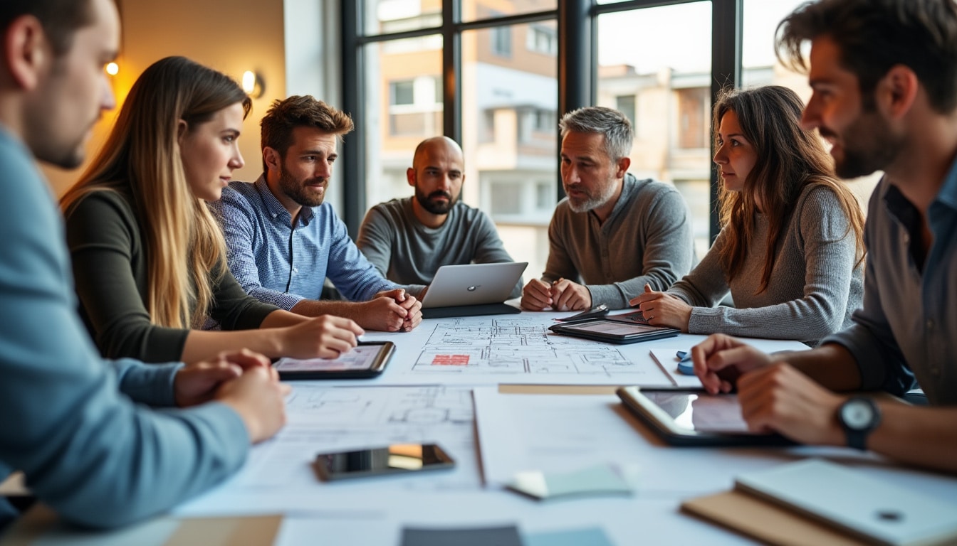 Illustration: Comprendre l’importance du cercle professionnel dédié à la rénovation dans le BTP