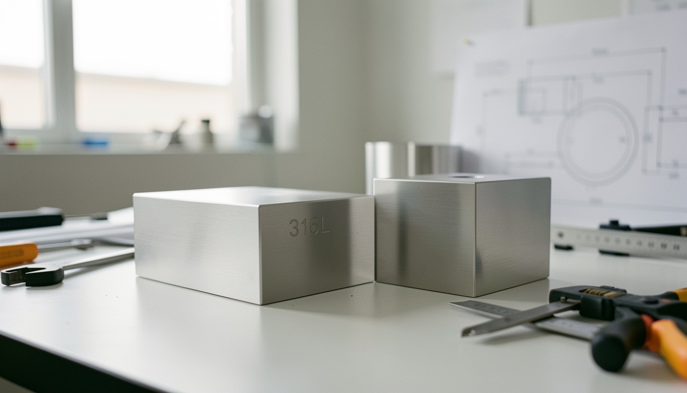 Inox 316L : propriétés, usages et différences avec 316