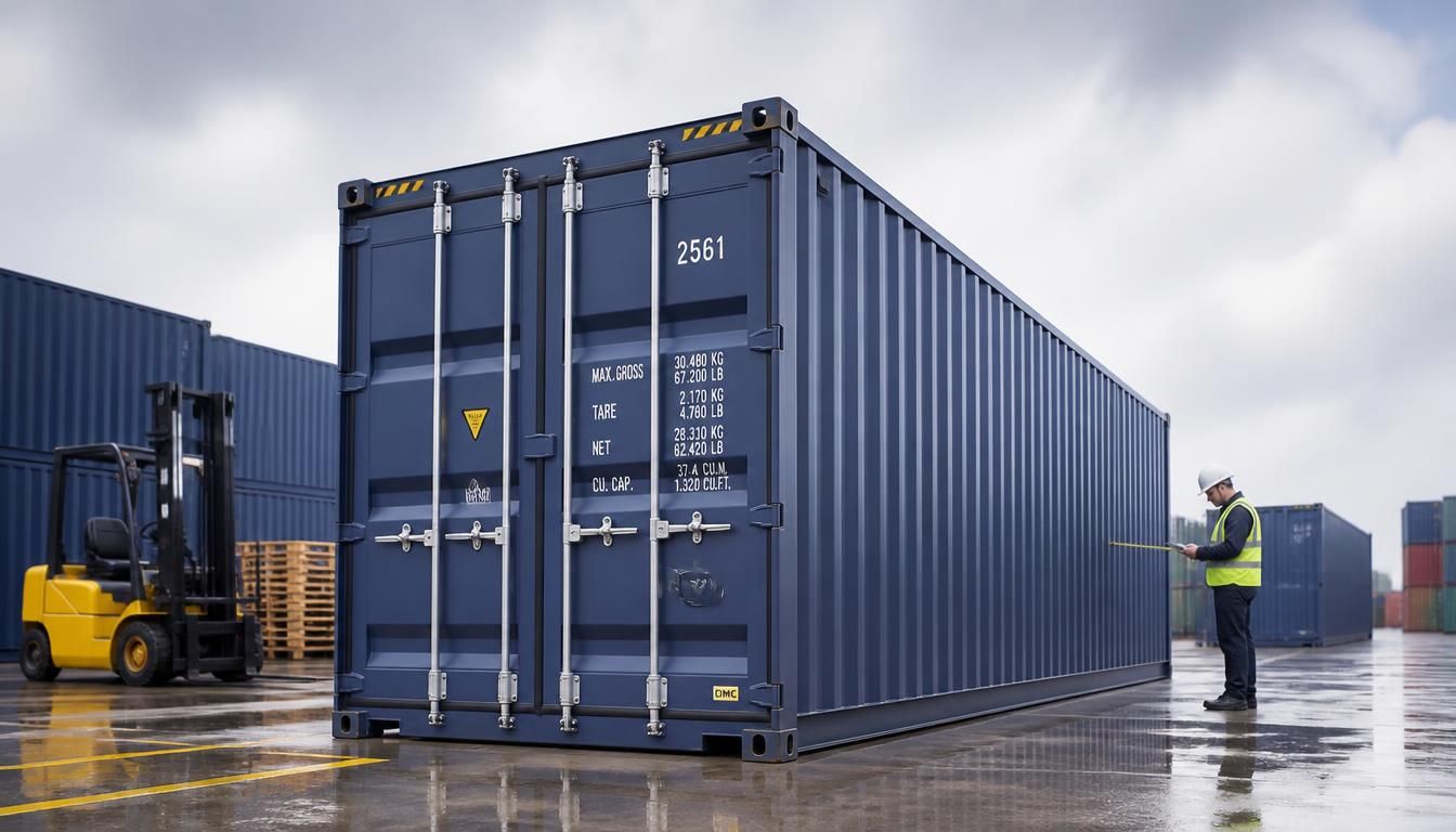 Dimensions d’un conteneur maritime : tailles et volume