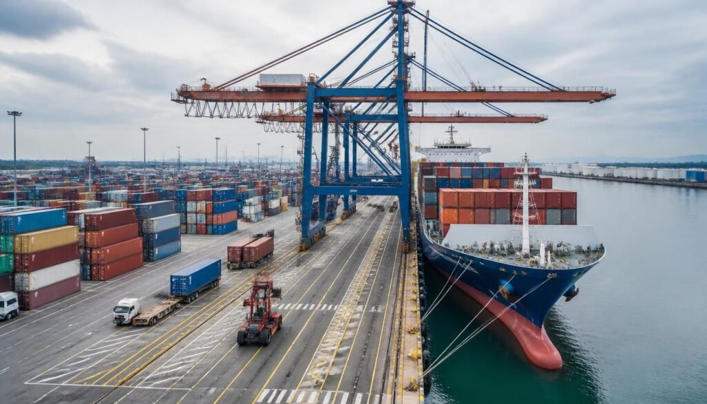 Port à conteneurs : rôle, fonctionnement et enjeux